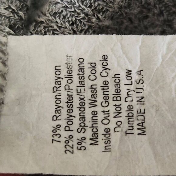 Vintage Korye cowl neck dolman tunic sweater lagenlook small gray - Picture 7 of 8